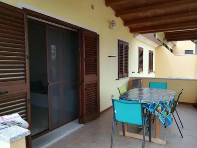 Balcone o terrazza di La Caletta vista mare