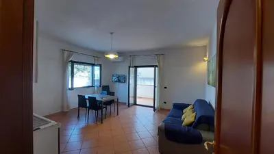 Area soggiorno di Don Diego Apartment Orosei