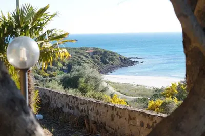 Paesaggio naturale nelle vicinanze della villa