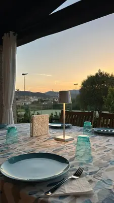 Paesaggio naturale nelle vicinanze della villa