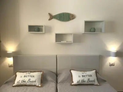 Letto o letti in una camera di Residenza Limpiddu