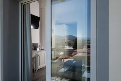 Letto o letti in una camera di Hotel Gli Ulivi