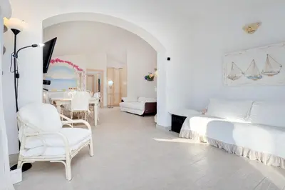 Letto o letti in una camera di Villa Baia Caddinas