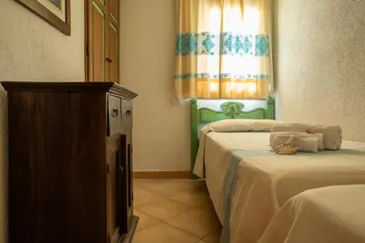 Letto o letti in una camera di Casa Gallo
