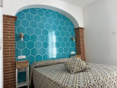 Letto o letti in una camera di Casa Gallo