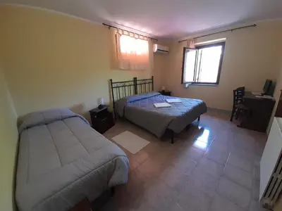 Letto o letti in una camera di Hotel Sant'elene