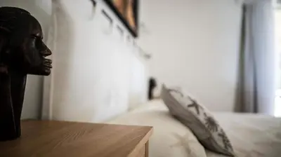 Letto o letti in una camera di Pedra Smeralda