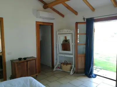 Letto o letti in una camera di Sa Rezzetta