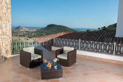 Paesaggio naturale nelle vicinanze of country house