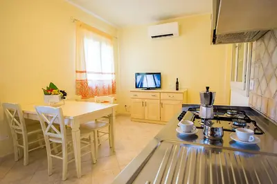 Cucina o angolo cottura di Le Residenze di Vico Friuli 1