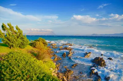 Paesaggio naturale nelle vicinanze della casa vacanze