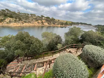 Paesaggio naturale nelle vicinanze della villa