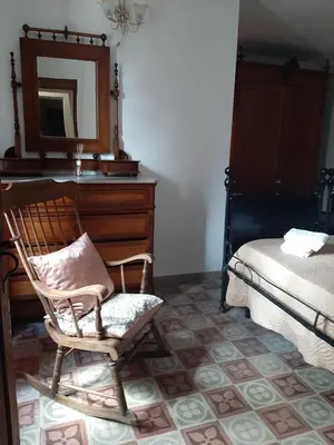 Area soggiorno di B&B L'amaca della felicità