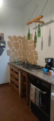 Cucina o angolo cottura di Casa Aresula