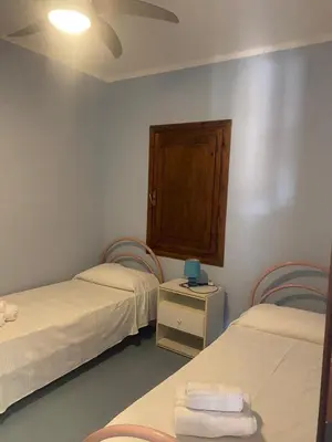 Letto o letti in una camera di La terrazza blù