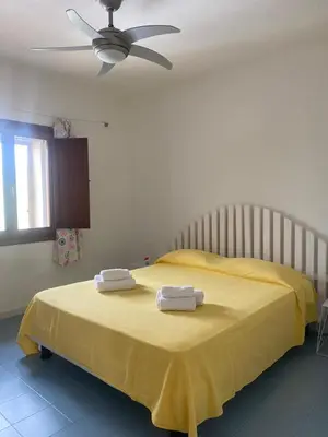 Letto o letti in una camera di La terrazza blù