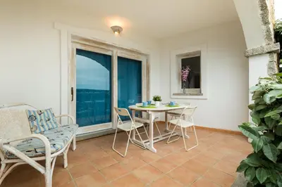 Balcone o terrazza di Apartment in S'Abba e Sa Pedra complex with pool