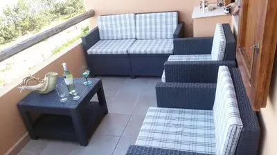 Area soggiorno di casa luisa