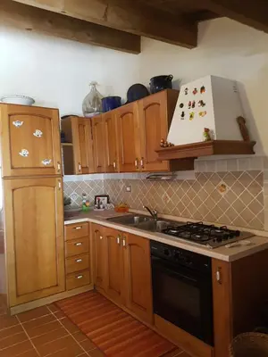 Cucina o angolo cottura di stazzu Juanni