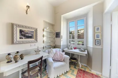 Area soggiorno di Casa Satta 1925