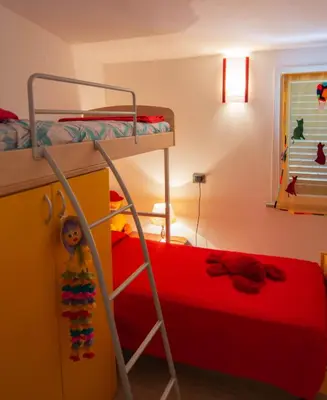 Letto o letti in una camera di Casa Relax