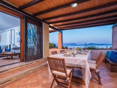 Area soggiorno di La Casa sul Mare