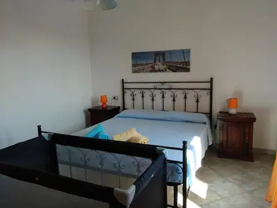 Letto o letti in una camera di Sa Pira