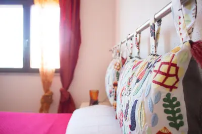 Letto o letti in una camera di Residenze Branca II SeaView