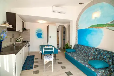 Cucina o angolo cottura di Sant'Anna Charming Apartments