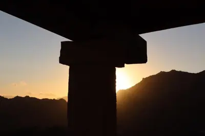 Alba o tramonto visti dall'interno dell'appartamento o dai dintorni