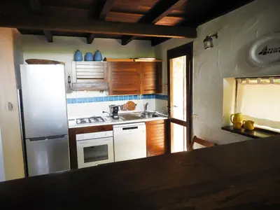 Cucina o angolo cottura di Casa Costa Corallina Mare
