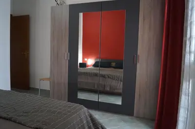Letto o letti in una camera di Sa Domo de Mannoi