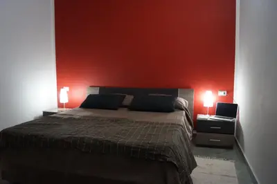 Letto o letti in una camera di Sa Domo de Mannoi