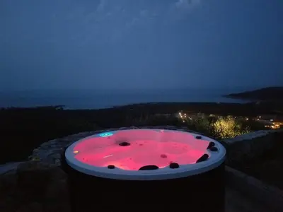 Paesaggio naturale nelle vicinanze della villa