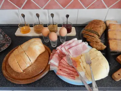 Cibo presso il bed & breakfast o nelle vicinanze