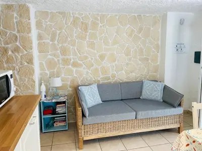 TV o dispositivi per l'intrattenimento presso Beach House Ilaria- Smeraldo Apt