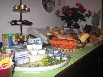 Cibo presso il bed & breakfast o nelle vicinanze