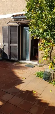 Planimetria di Monolocale indipendente con giardino
