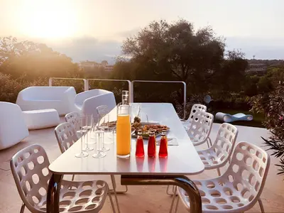 Balcone o terrazza di Holiday Home House Boat Medium by Interhome