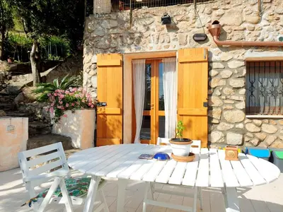 Patio o area all'aperto di Appartamento Vasiliki