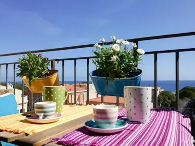 Balcone o terrazza di Blue Apartment IUN S0079