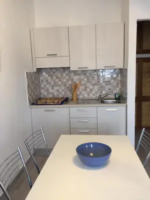 Cucina o angolo cottura di Bilocale Residence Gli Ulivi San Teodoro