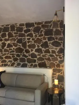 Area soggiorno di Sa Domo de Mannoi Su Catreathu