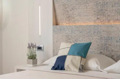 Letto o letti in una camera di Hotel Ristorante La Conchiglia