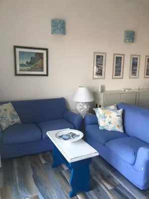 Area soggiorno di Maison Turquoise
