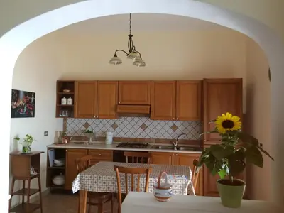 Cucina o angolo cottura di Casa Olbia