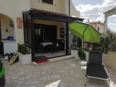 Patio o area all'aperto di Appartement Mehlhorn