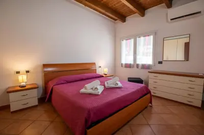 Letto o letti in una camera di GaLi eco-apartment