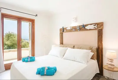 Letto o letti in una camera di Art Villa