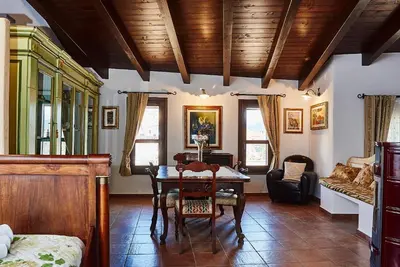 Area soggiorno di La casa del Balivo